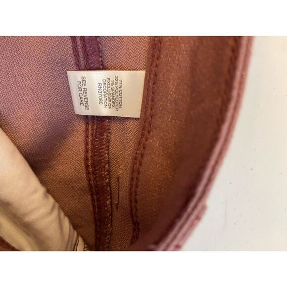 New Denim skinny contemporary size 16 sparkly rose color - Picture 2 of 7